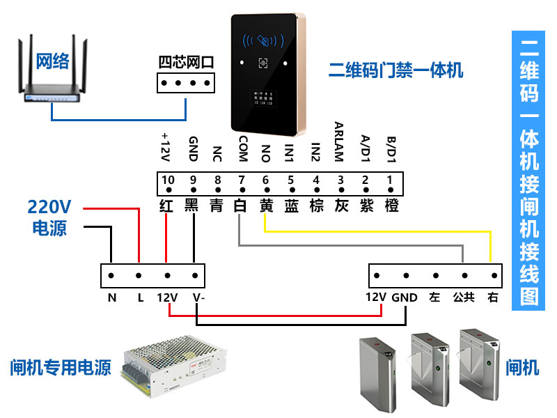 1642751001332338.jpg 一體機接閘機接線(xiàn)圖800P.jpg